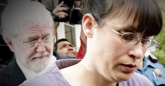 Andrea Yates and her lawyer