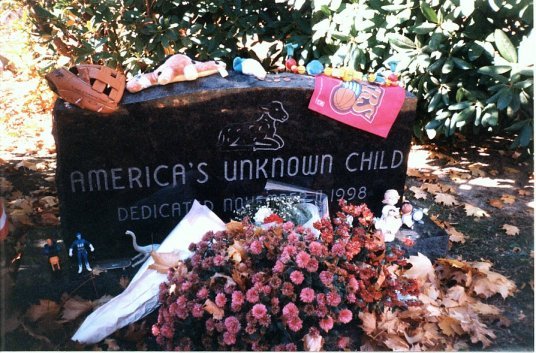 AMerica's unknown child grave.