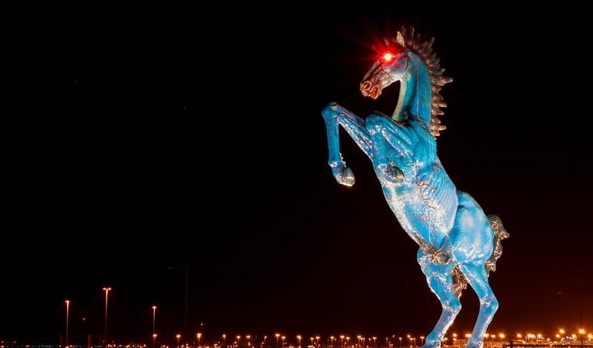 BLUCIFER AT DENVER AIRPORT