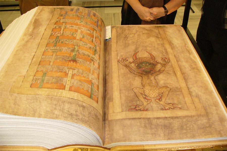  the manuscript was also decorated, which would have added even more time to the creation process, making it likely that it took the scribe 20 - 30 years to finish the Devil's Bible.