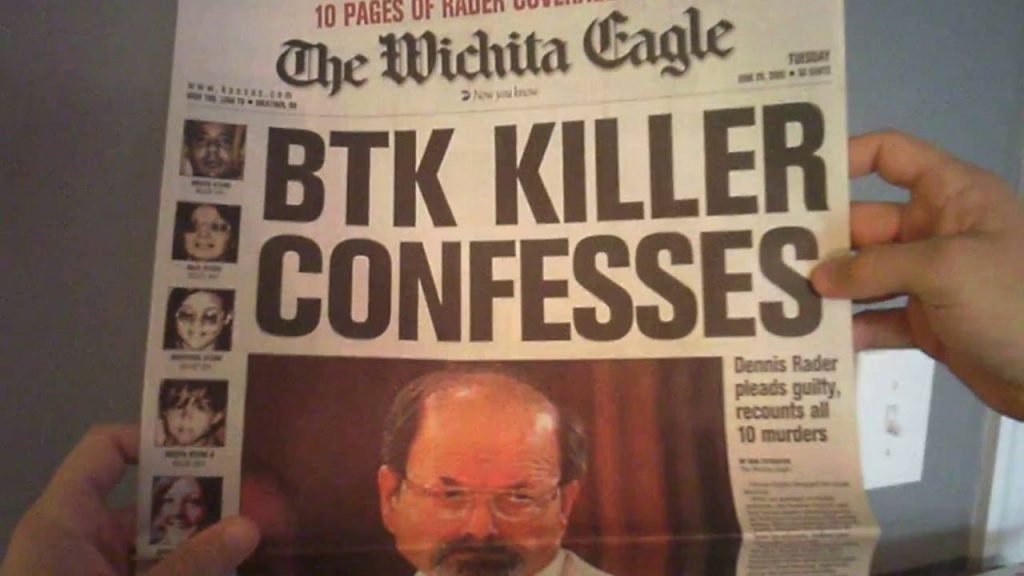 Witchita Eagle after BTk killer confessed 