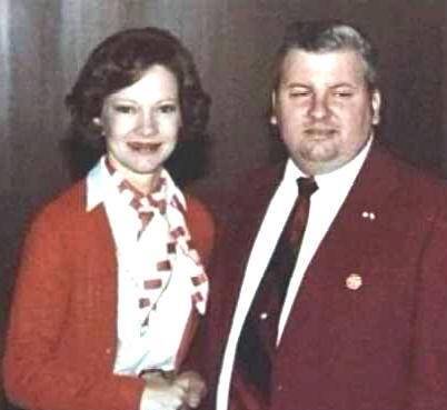 John Wayne Gacy with First lady Rosalynn Carter