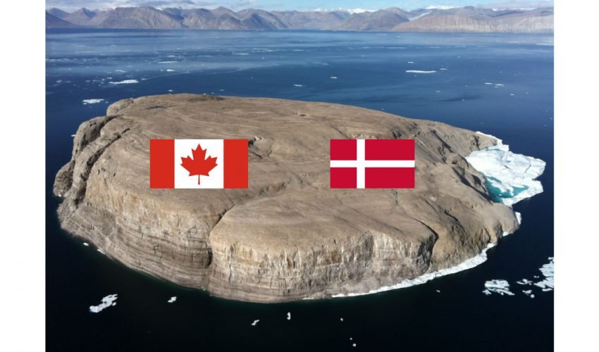 How Battle over Hans Island is fought with Bottles of Liquor?