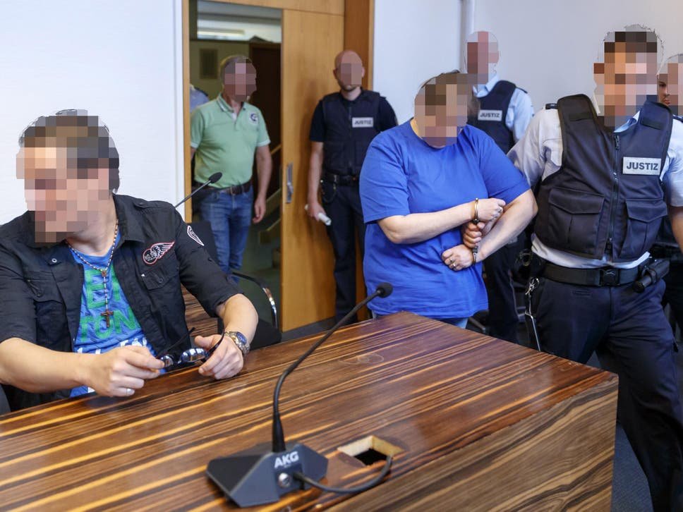 Christian Lais, left, and Berrin Taha, admitted to their crimes in court in Freiburg