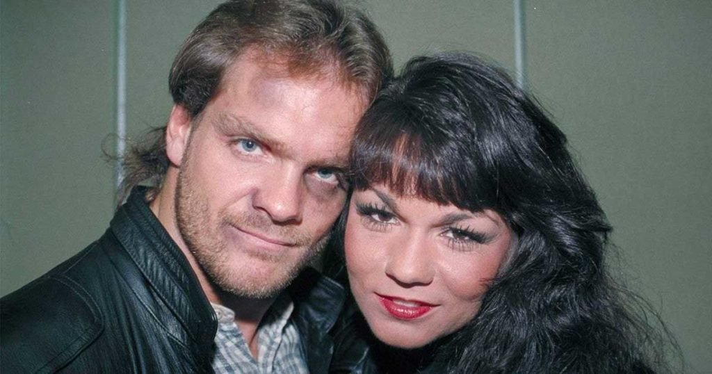 Chris Benoit with his wife Nancy Benoit 