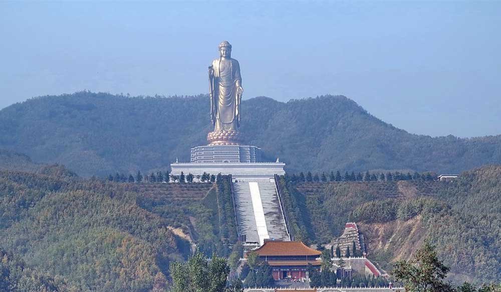 Spring Temple Buddha Statue