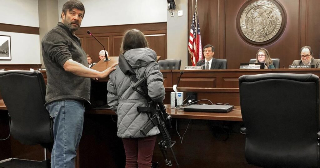 11-Year-Old Girl Supports Gun Freedom Bill By Carrying Loaded AR-15 Into Statehouse