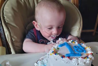 The world's most premature baby has celebrated his first birthday after beating 0% odds of surviving