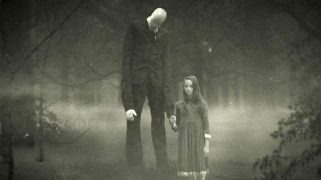 Slender man stabbing