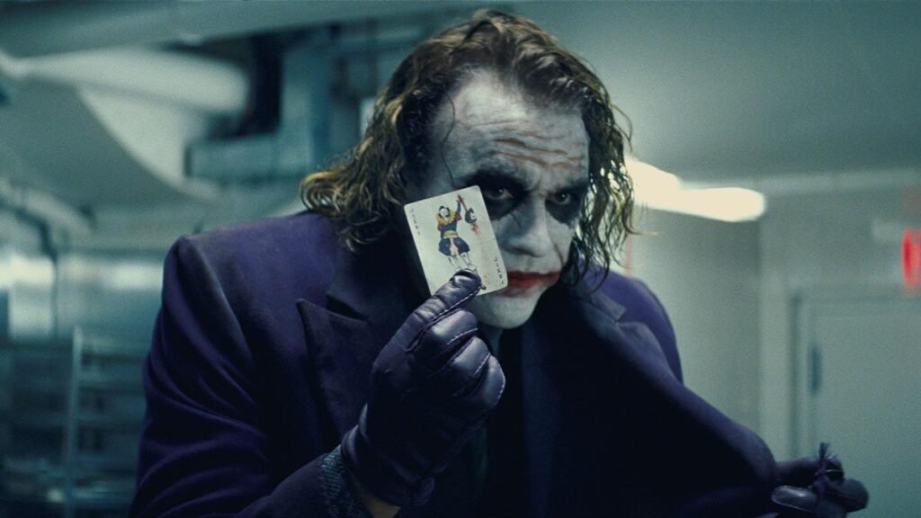 heath ledger's iconic joker