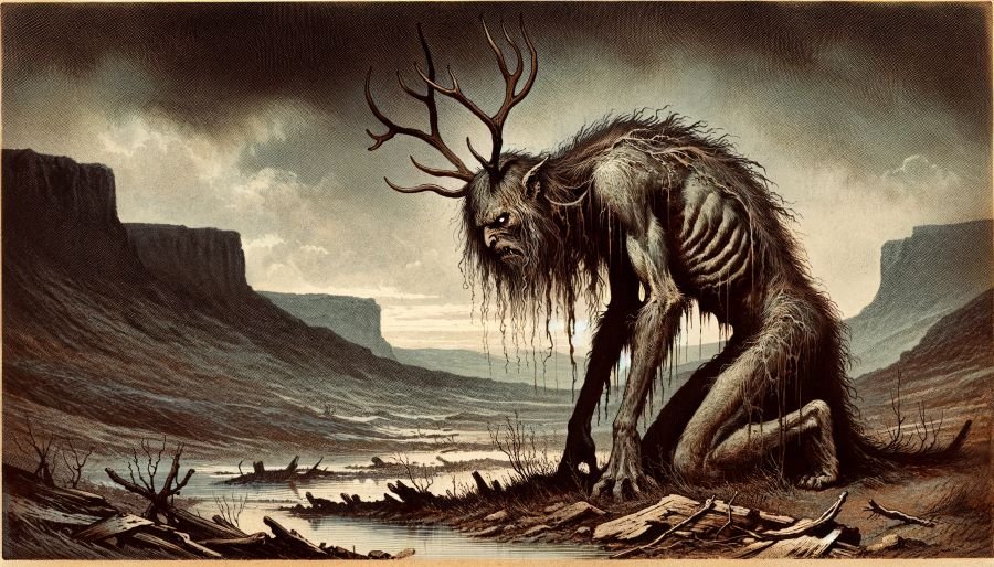 Image showing weakness of wendigo 